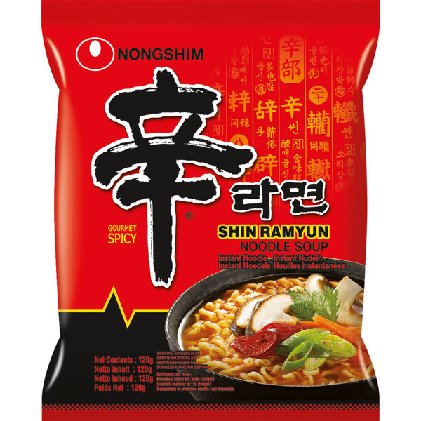 Nongshim pikanuudeli 120g Shin Ramyun