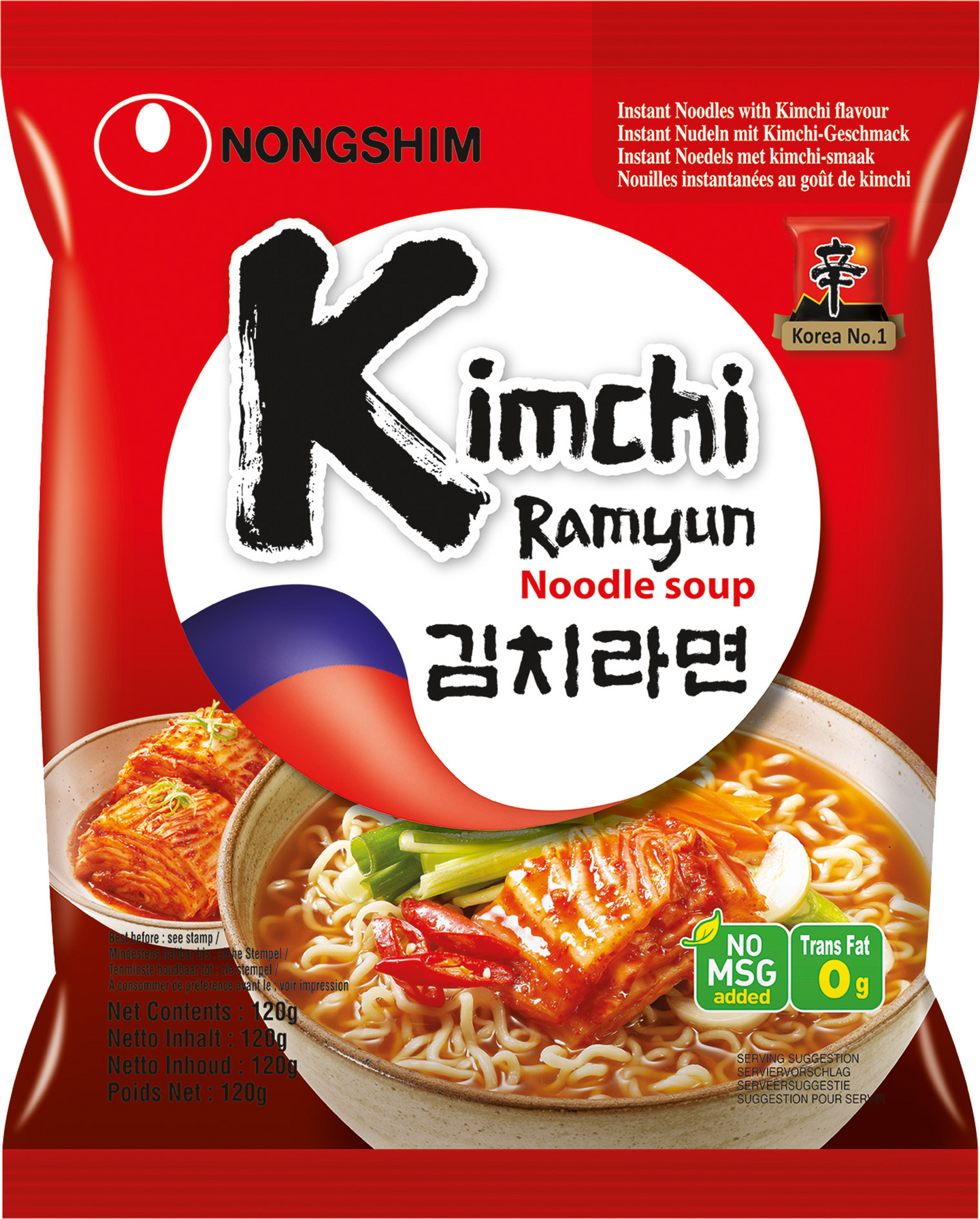 Nongshim pikanuudeli 120g Kimchi Ramyun