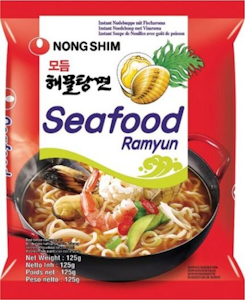 Nongshim pikanuudeli 125g Seafood Ramyun