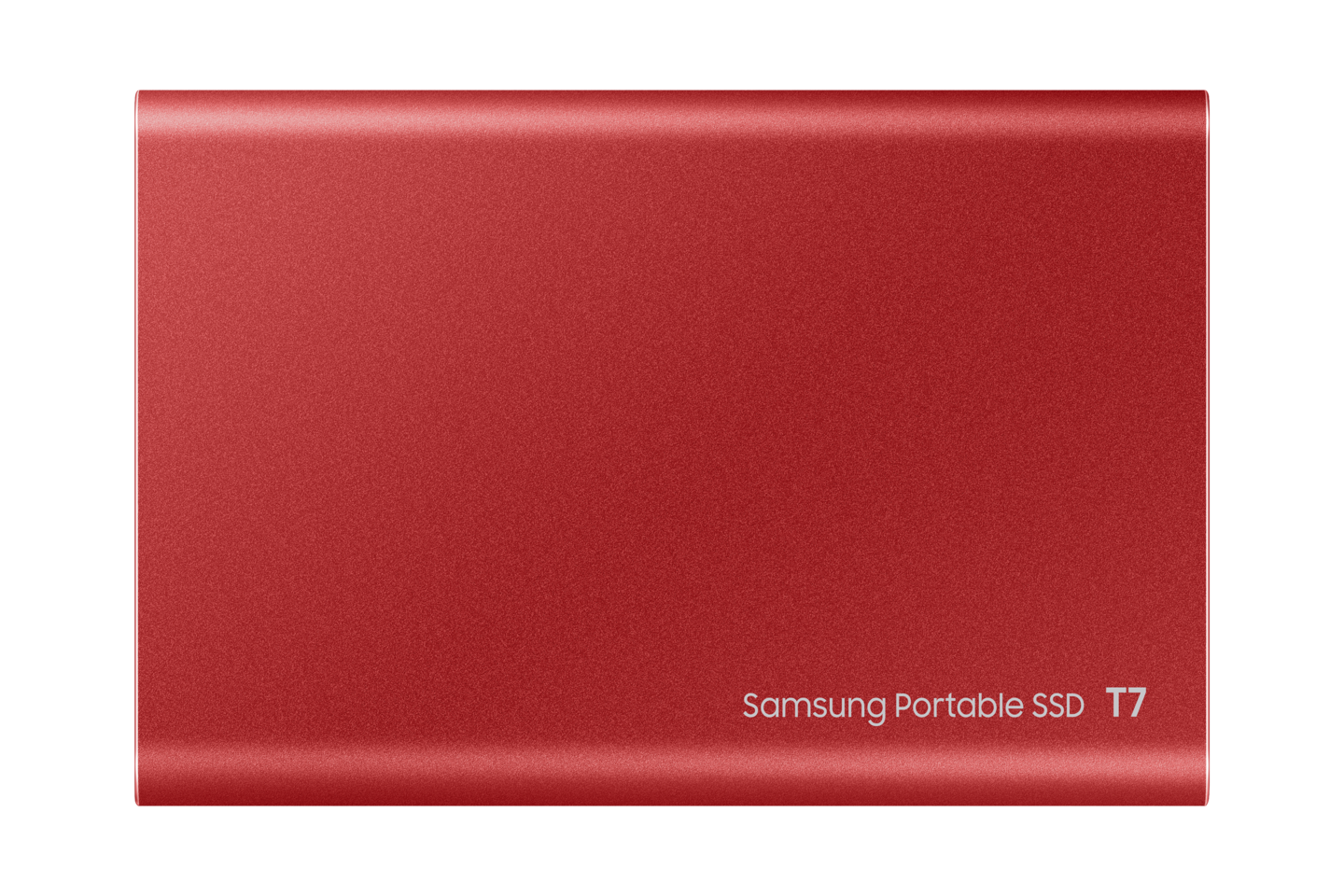 Samsung T7 1 Tt -SSD-levy, punainen