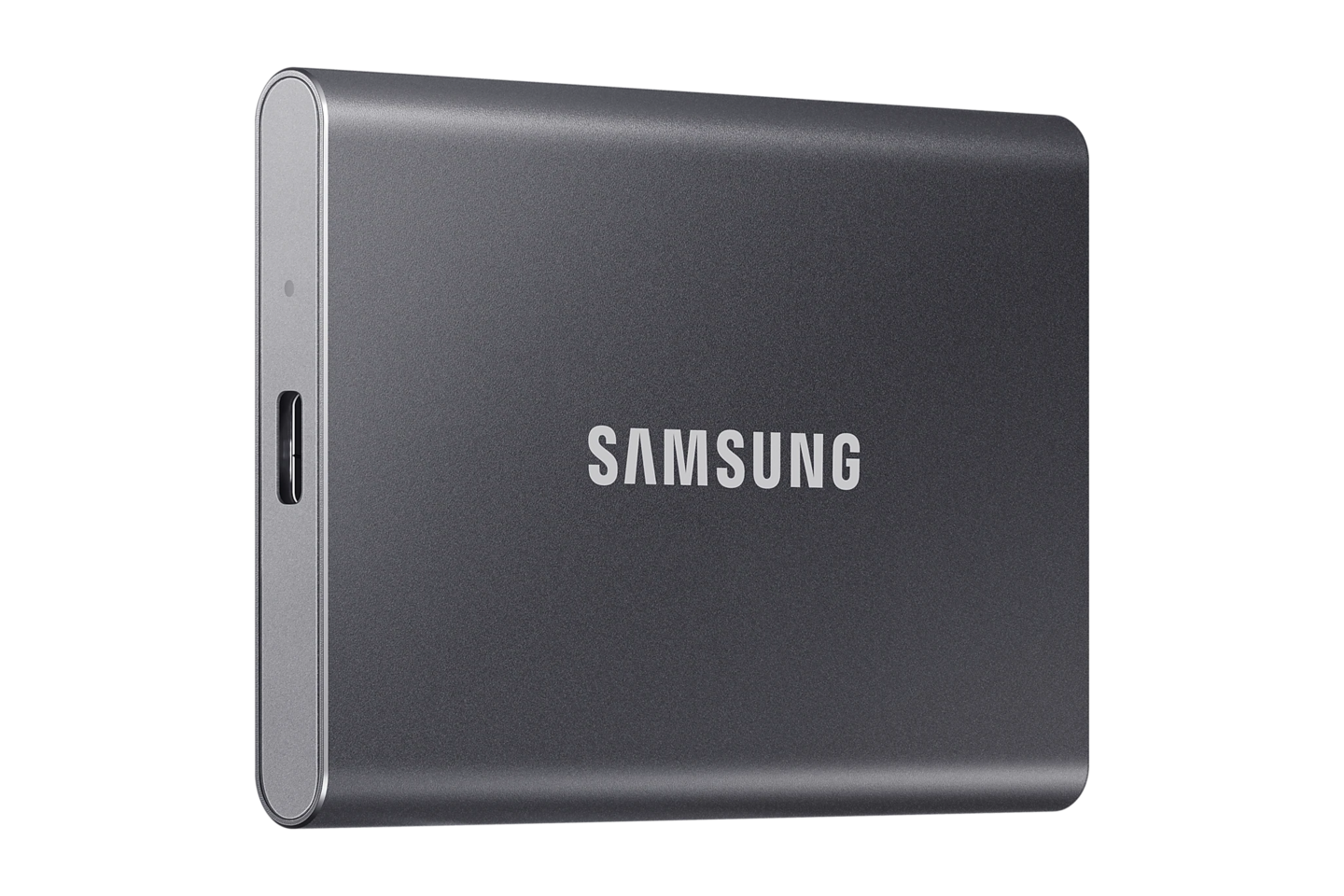 Samsung T7 1 Tt -SSD-levy, harmaa