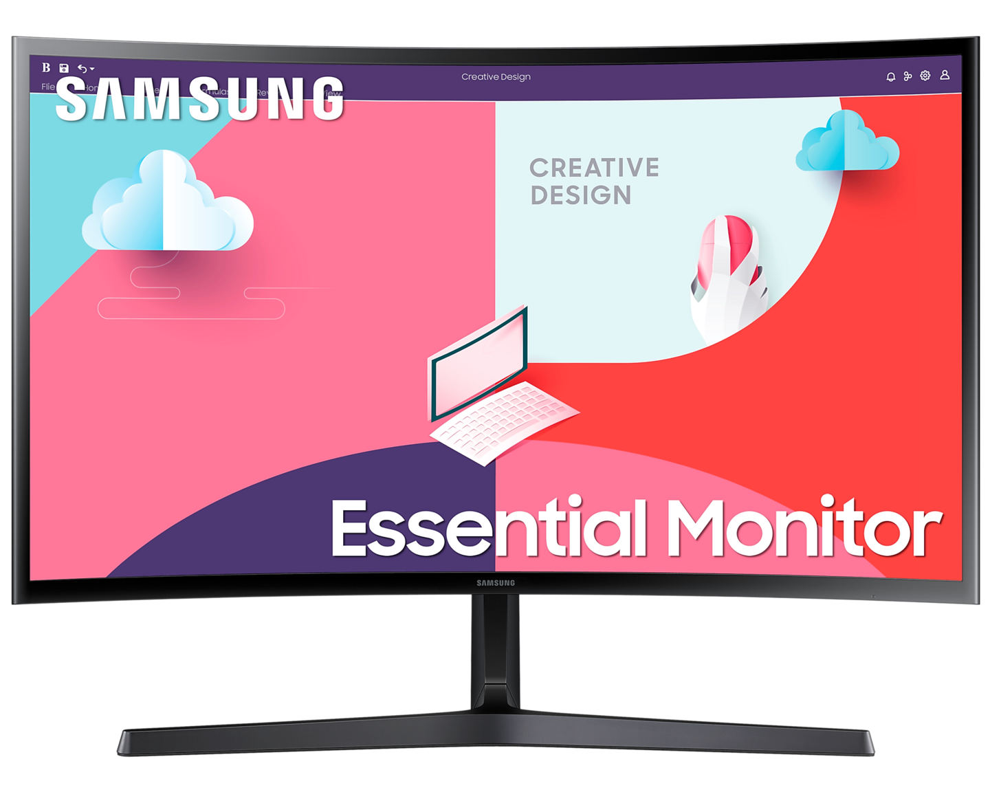 Samsung LS27C366 27'' -kaareva näyttö