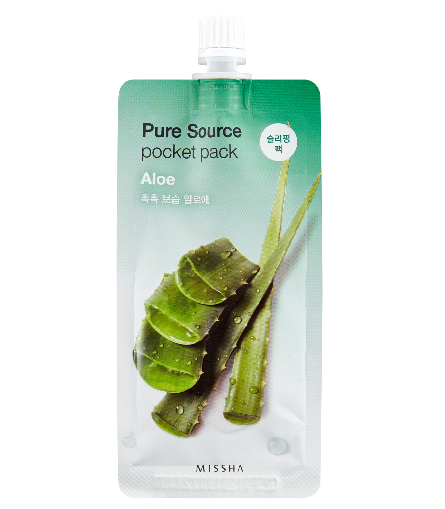 Missha kasvonaamio 10ml Pure Pocket Pack Aloe