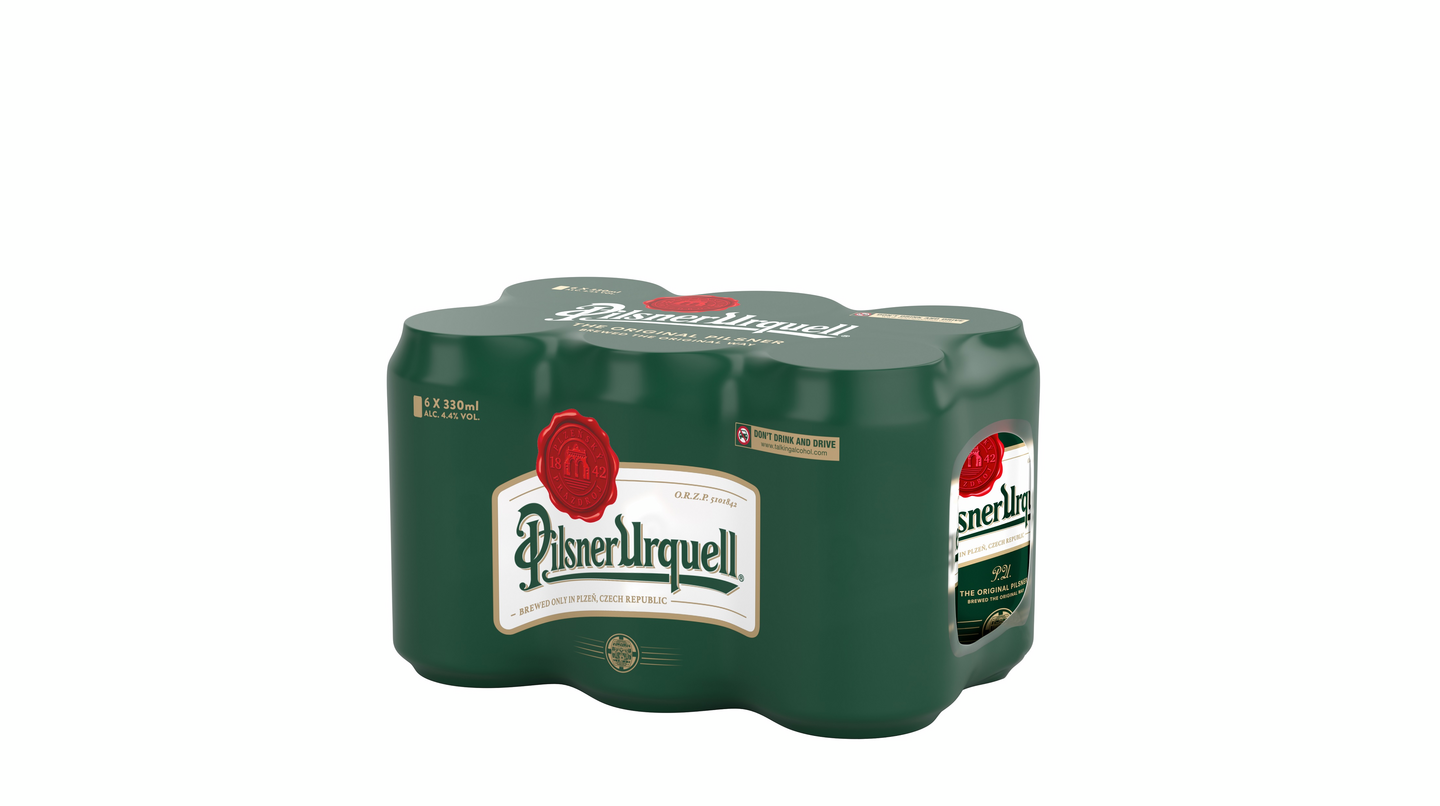 Pilsner Urquell 4,4% 0,33l 6-pack