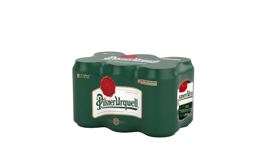 Pilsner Urquell 4,4% 0,33 6-pack DOLLY