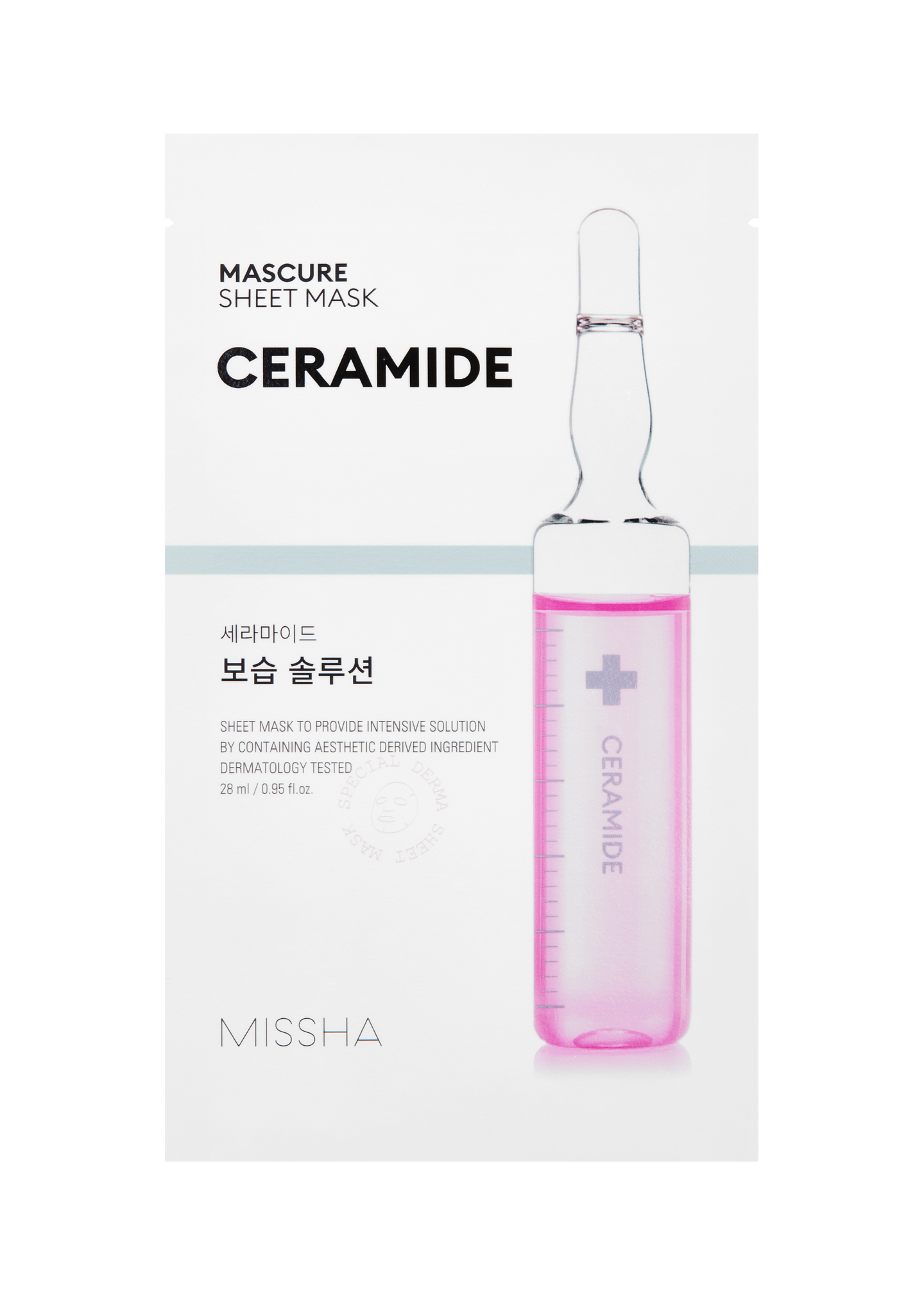 Missha Mascure Moisture Barrier Solution kangasnaamio 27ml Ceramide