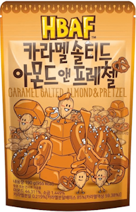 Hbaf Almond-Pretzel 120g Caramel Salted