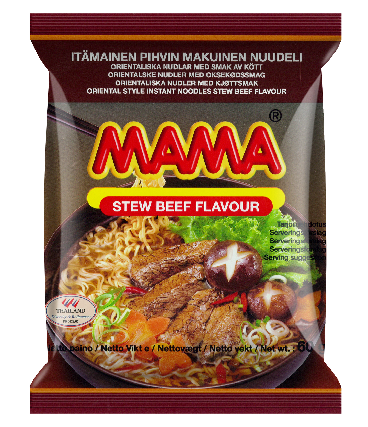 Mama Naudanlihanmakuinen nuudeli 60 g