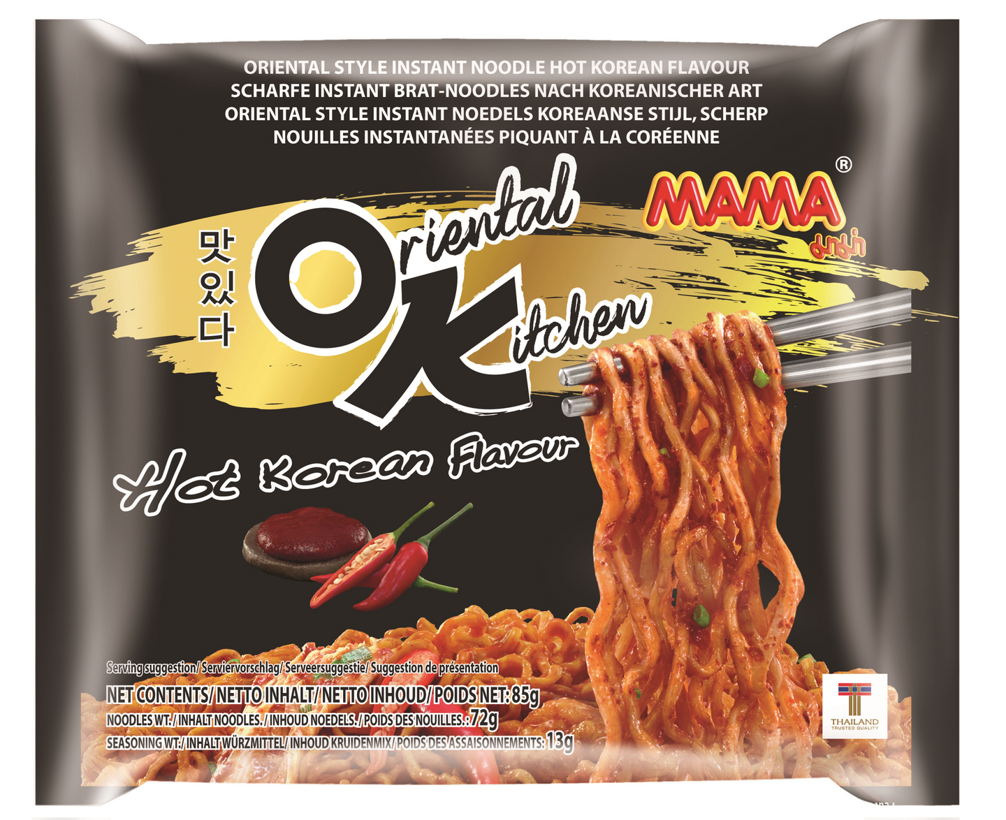 Mama OK Hot Korean Flavour Nuudeli 85g