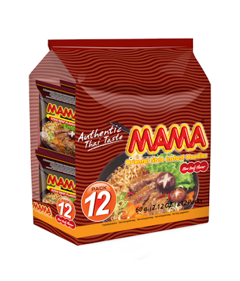 Mama Itämainen naudanlihanmakuinen nuudeli 12x60g