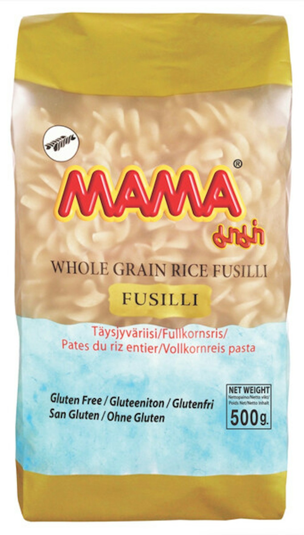 Mamy Täysjyväriisi fusilli 500g — HoReCa-tukku Kespro