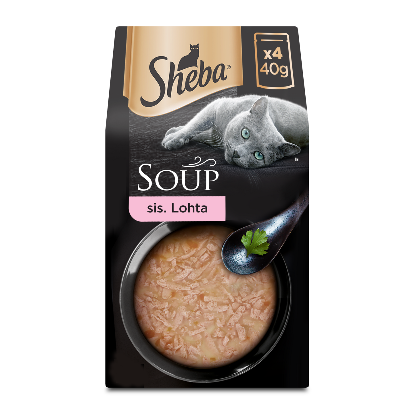 Sheba Soup lohi 4x40g