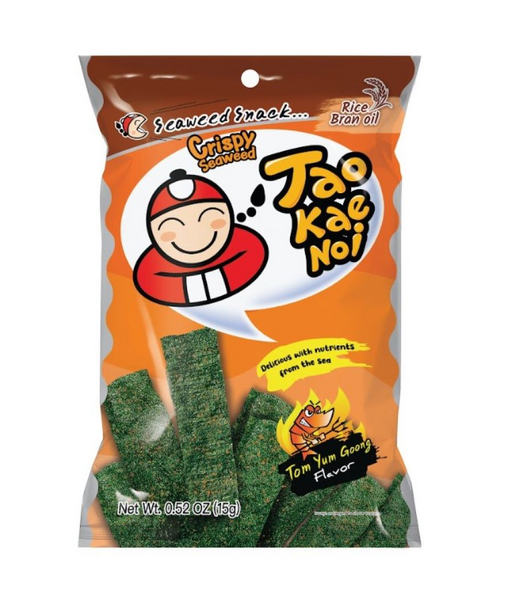 Taokaenoi Merilevä snacks Tom Yum Goong 15g