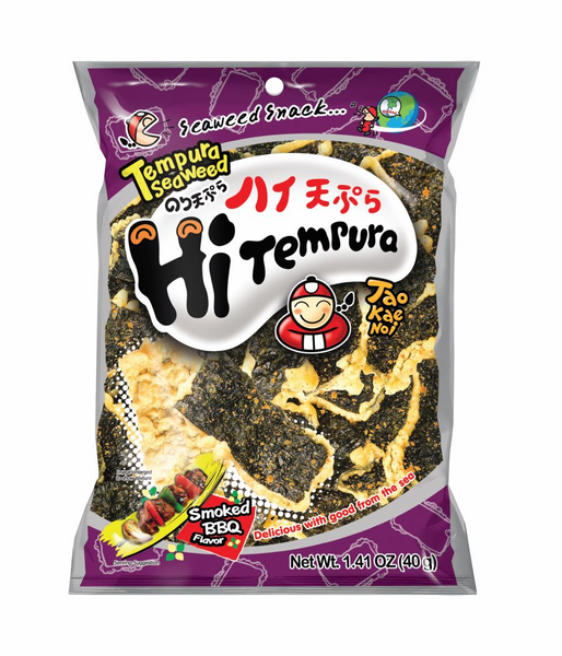 Taokaenoi Merileväsnack Tempura Smoked Barbecue 40g