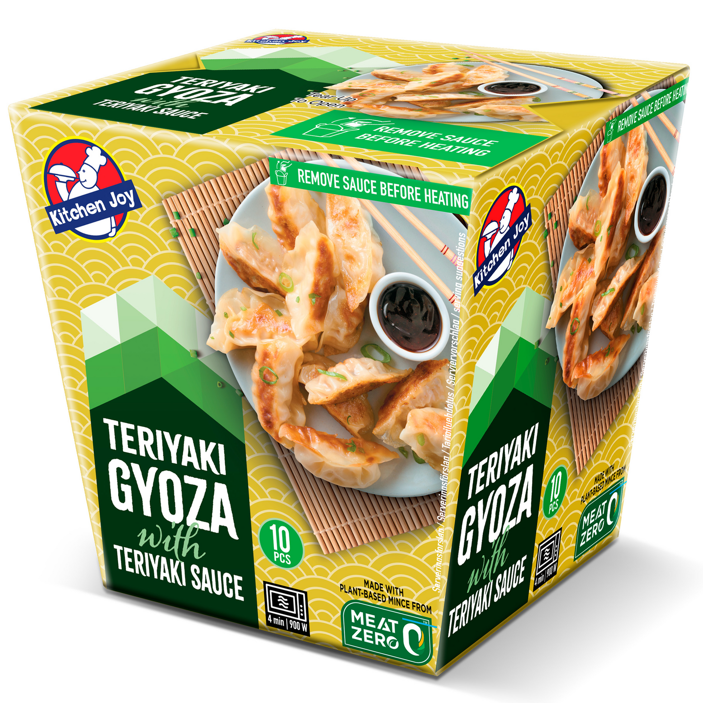 Kitchen Joy kasvispohjainen gyoza dumplings teriyakikastikkeella 200g —  HoReCa-tukku Kespro