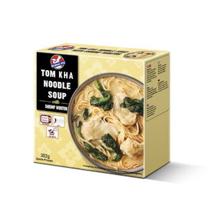 Kitchen Joy Tom Kha Wonton nuudelikeitto katkaravuilla 302g