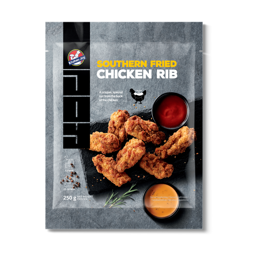 Kitchen Joy Southern Fried Chicken Ribs 250g pakaste - HoReCa-tukku Kespro