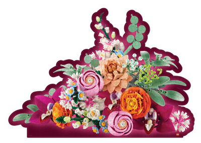 LEGO Pink Bouquet Puzzle, 996 Pcs