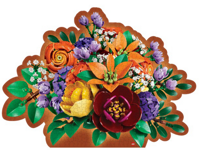 LEGO Purple Floral Puzzle, 1,001 Pcs