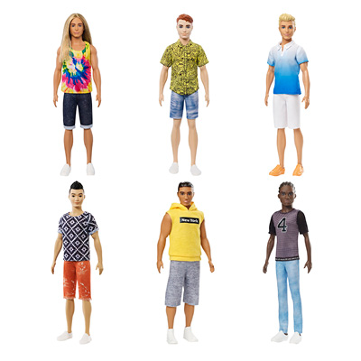 Barbie Fashionistas Poikanukke 2 lajitelmaa