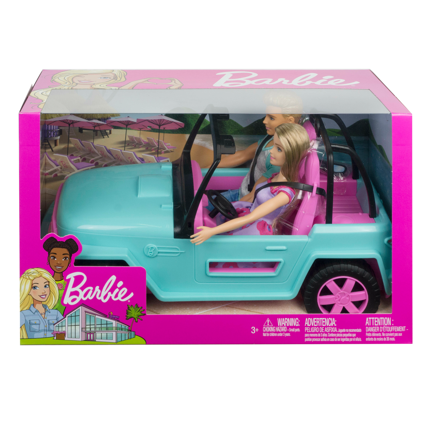 Barbie Maastoauto ja nuket K Ruoka Verkkokauppa