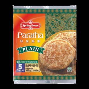 Spring Home Paratha Plain 325g (5x65g) parathaleipä vehnä kypsä pakaste