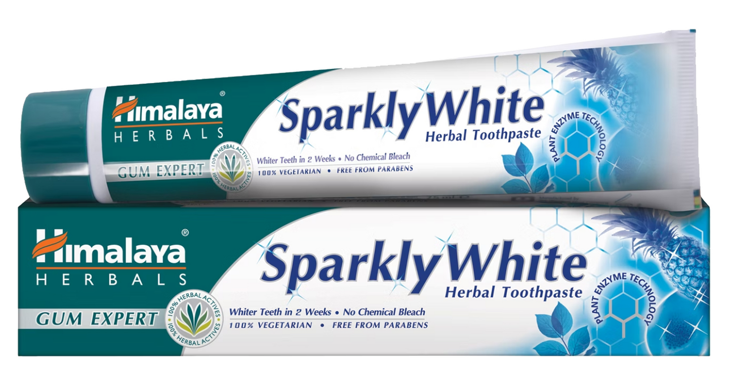 Himalaya Herbals Sparkly White yrttihammastahna 75ml