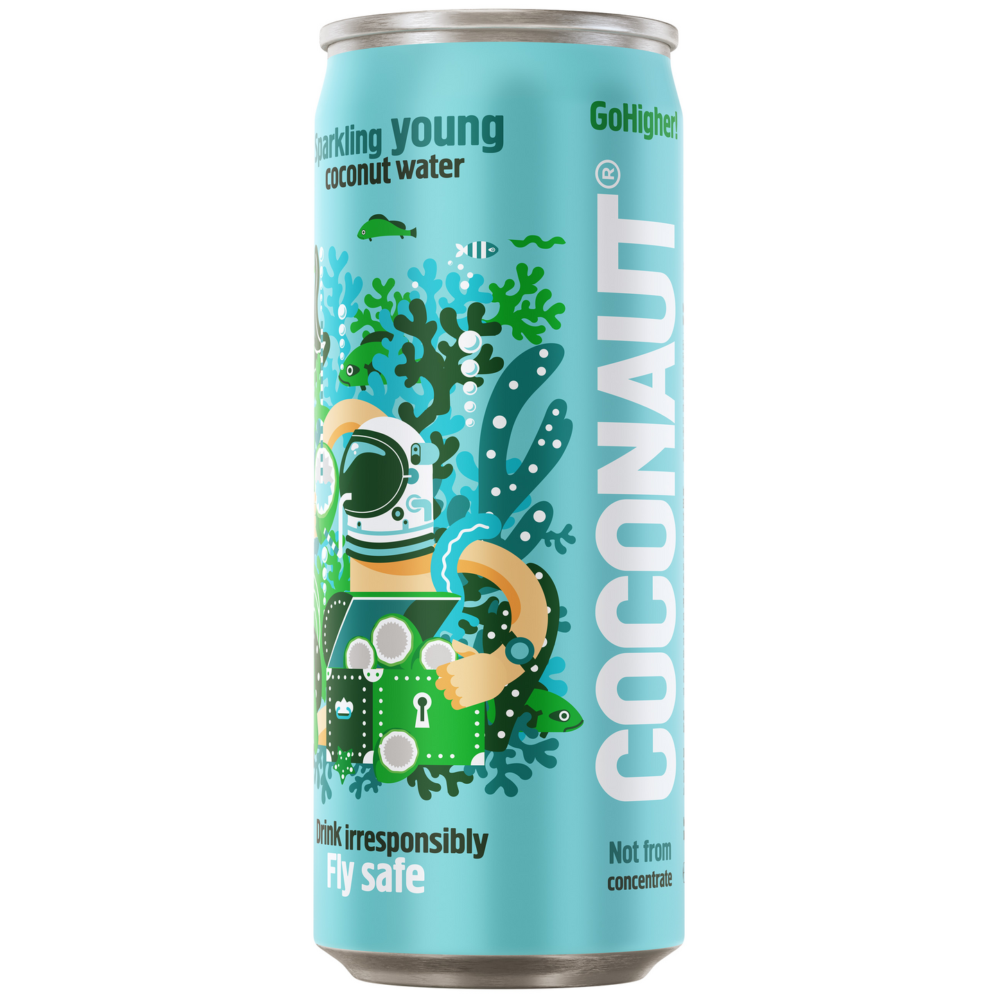 Coconaut Sparkling kookosvesi 0,32l