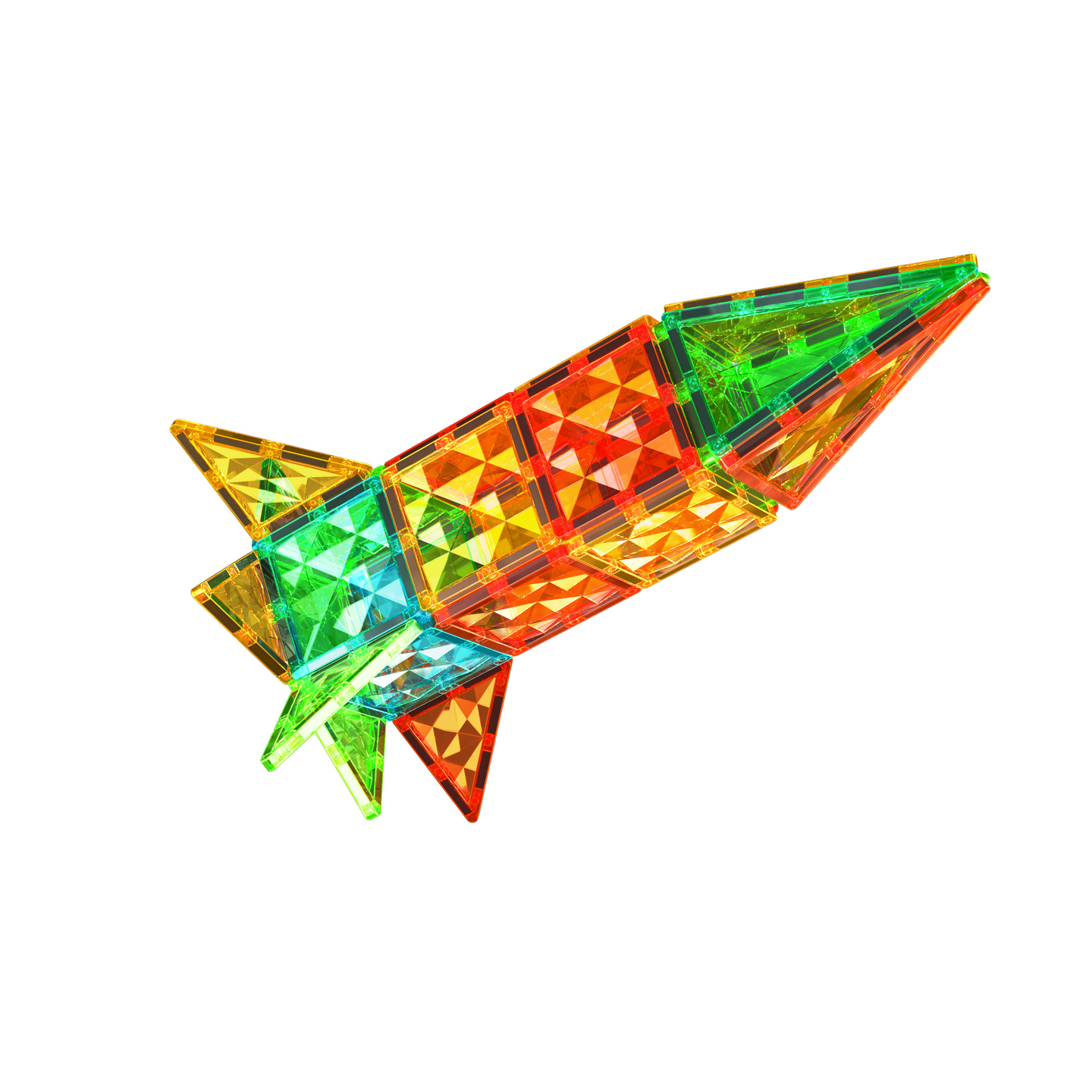 Geomag magneettiset laatat Gems 32 osaa magneettirakennussetti