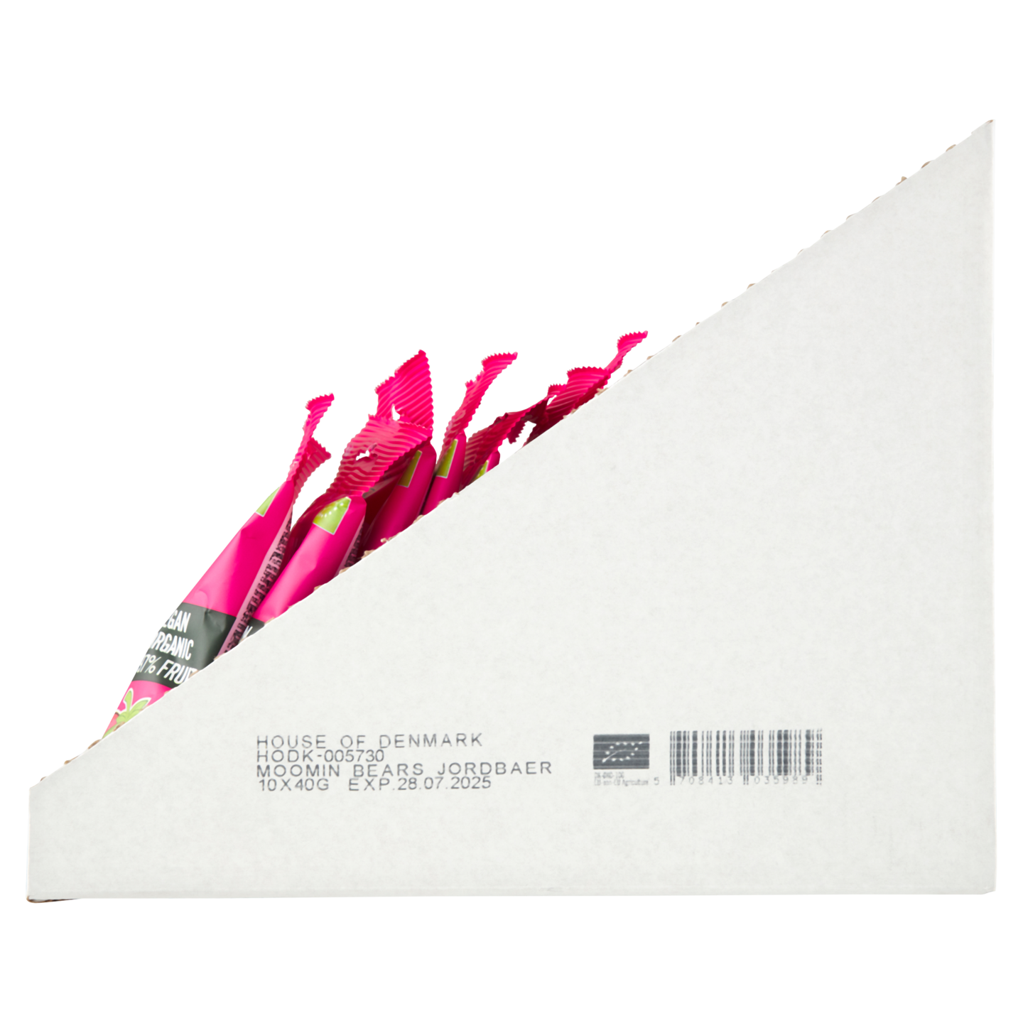 Moomin Fruit Bears 40g mansikka luomu