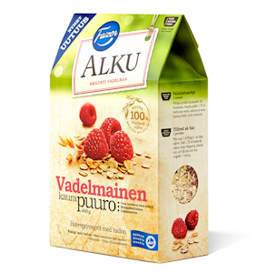 Fazer Alku Vadelmainen pikakaurapuuro 400 g