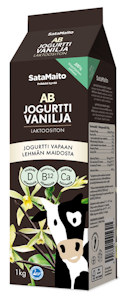 Satamaito AB jogurtti 1kg vanilja laktoositon