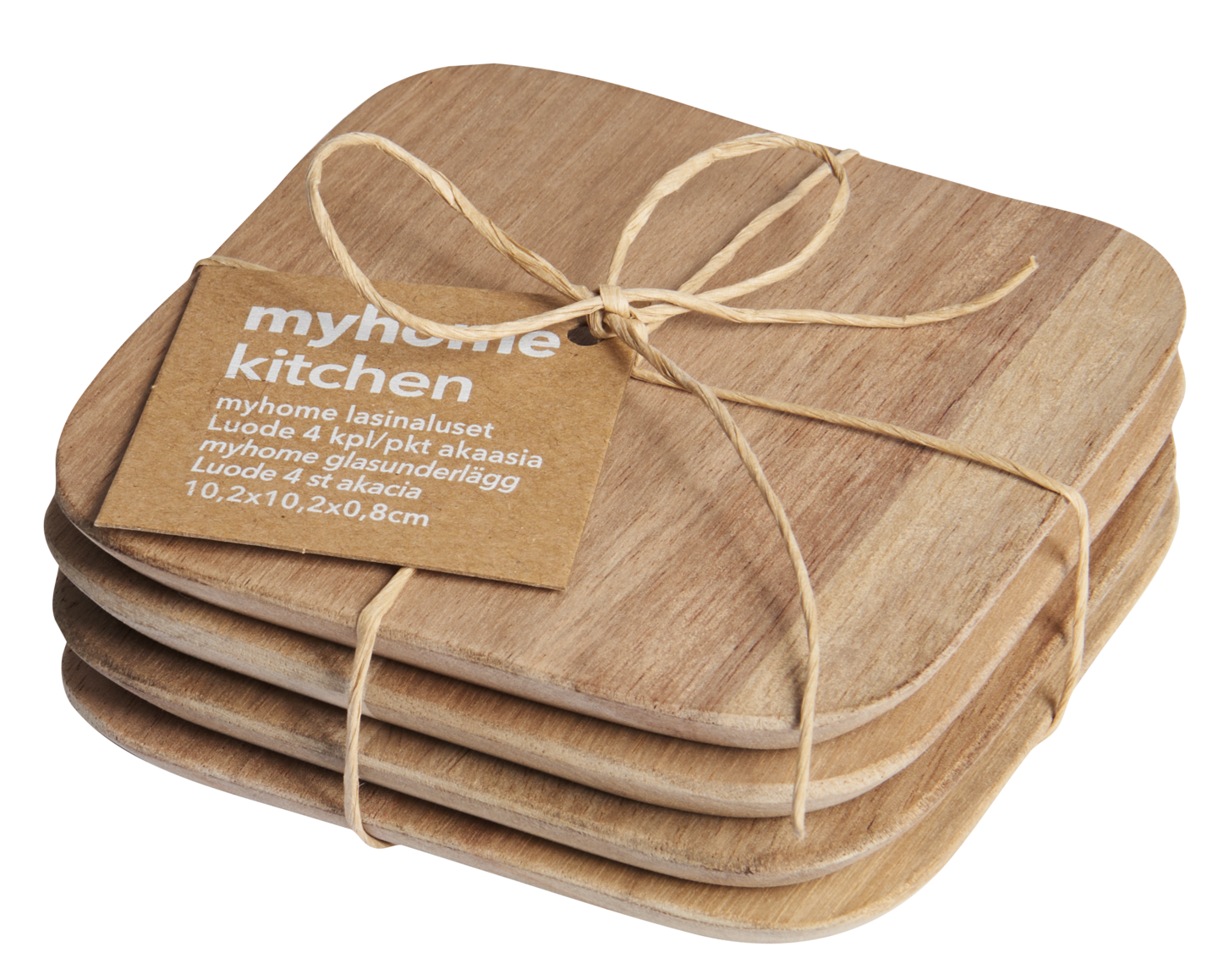 myhome lasinaluset Luode 4 kpl/pkt akaasia