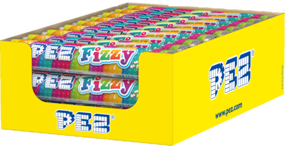 Pez Giant Fizzy Roll poreileva hedelmämakeinen 42g