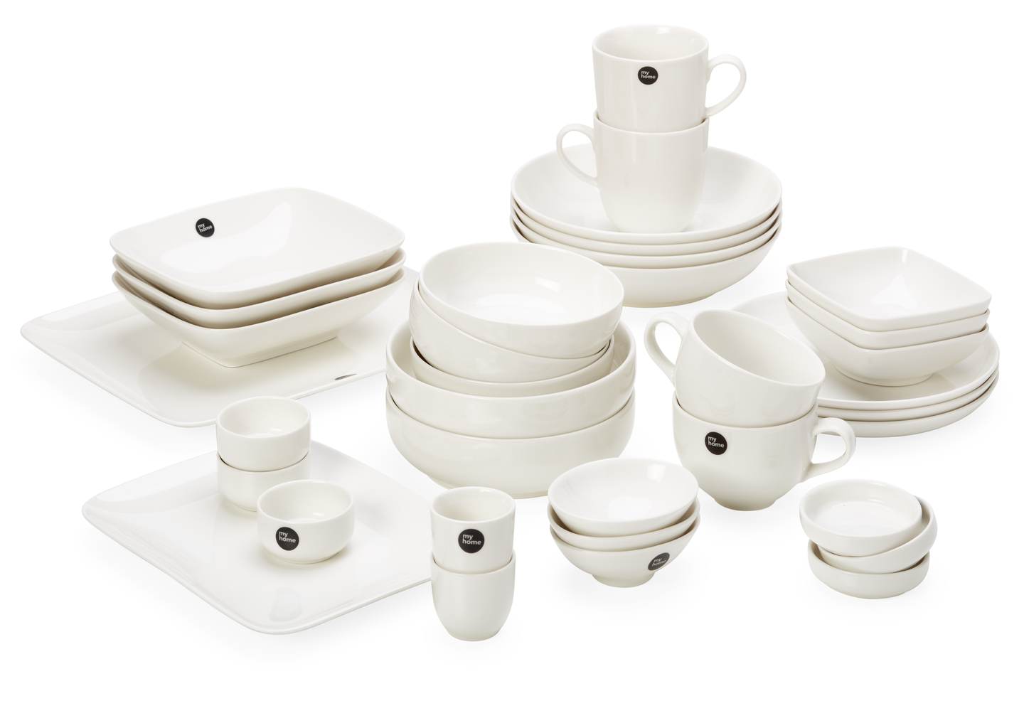 myhome Elia lautanen 19 cm valkoinen