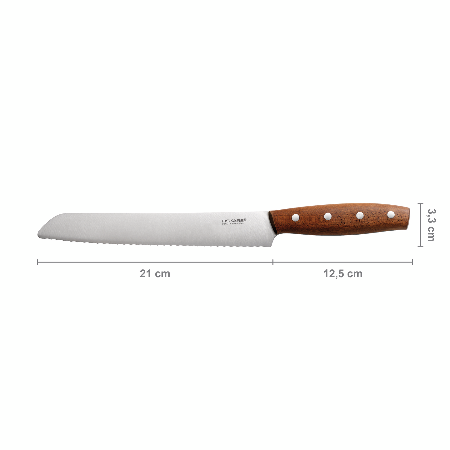 Fiskars Norr leipäveitsi 21cm (FSC)