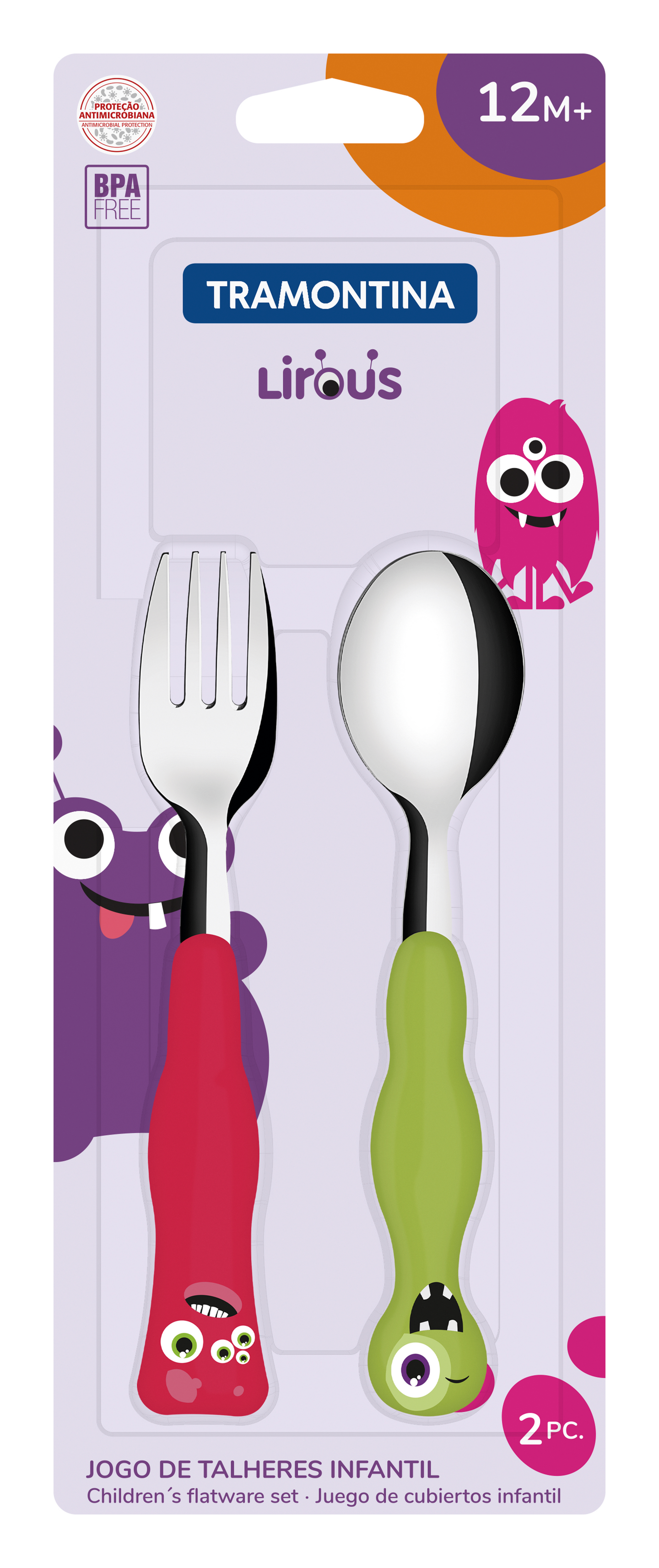 Tramontina Monsterit aterinsetti Lirous 2 osaa