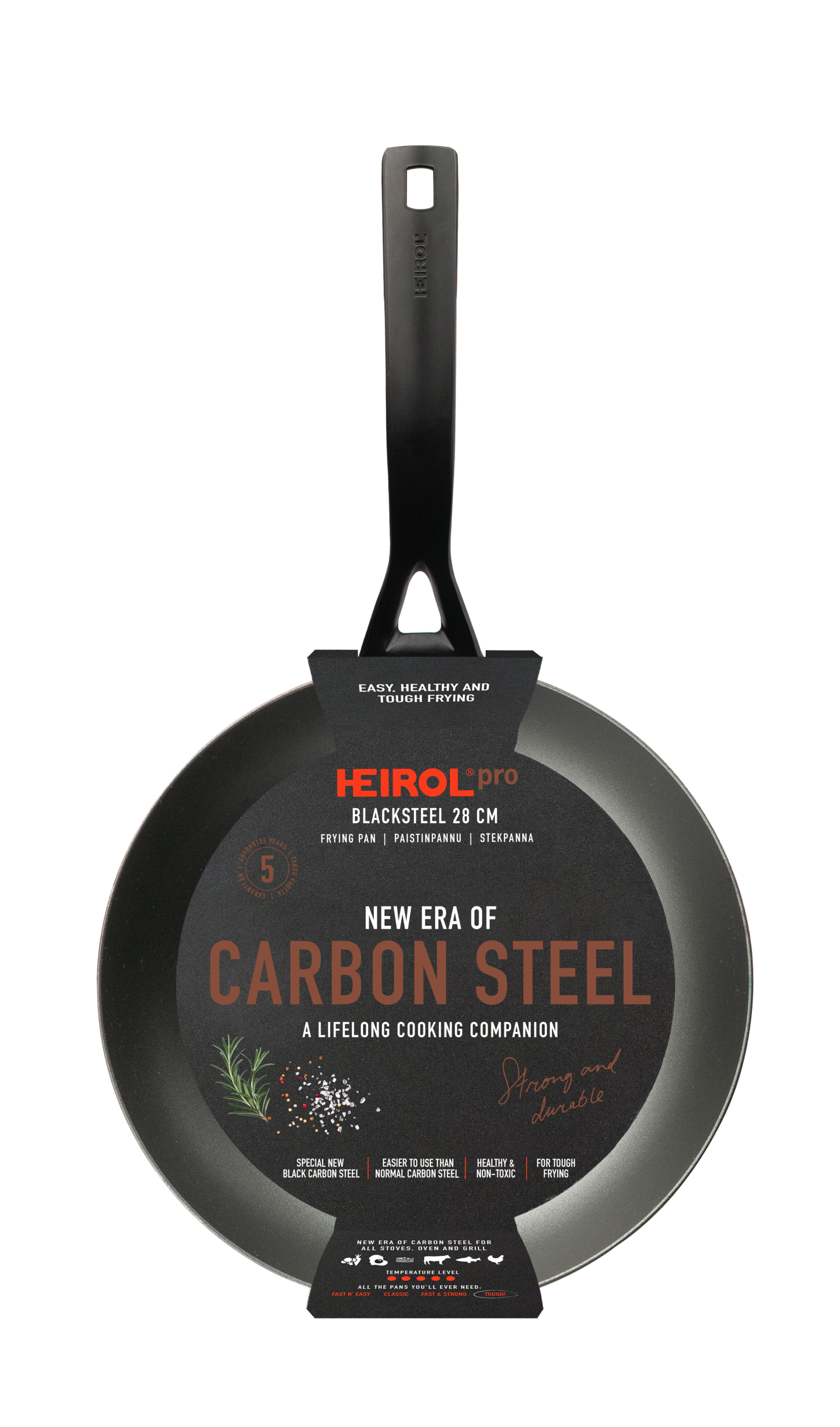 Heirol Blacksteel Pro paistinpannu 28 cm