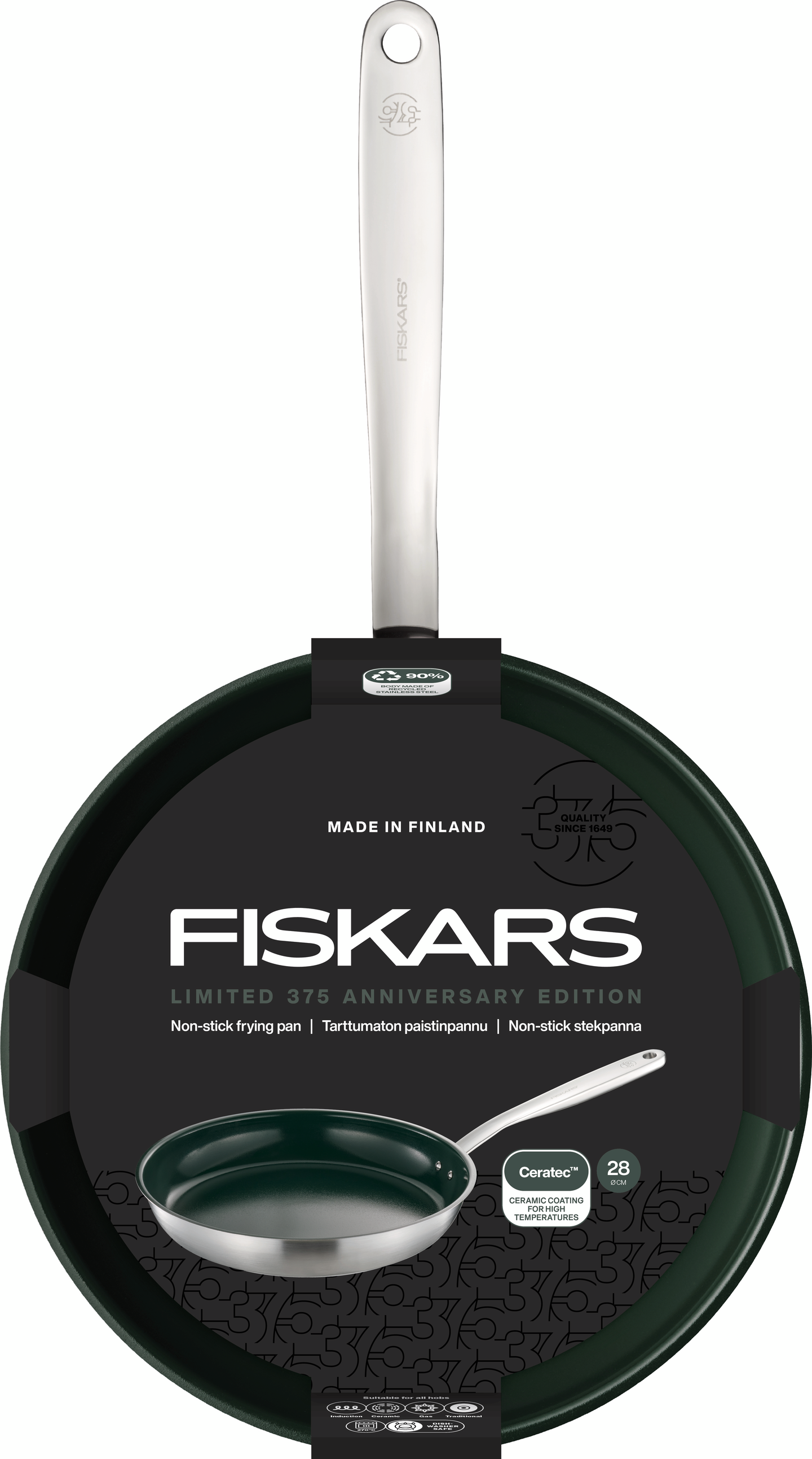 Fiskars 375 Paistinpannu 28cm