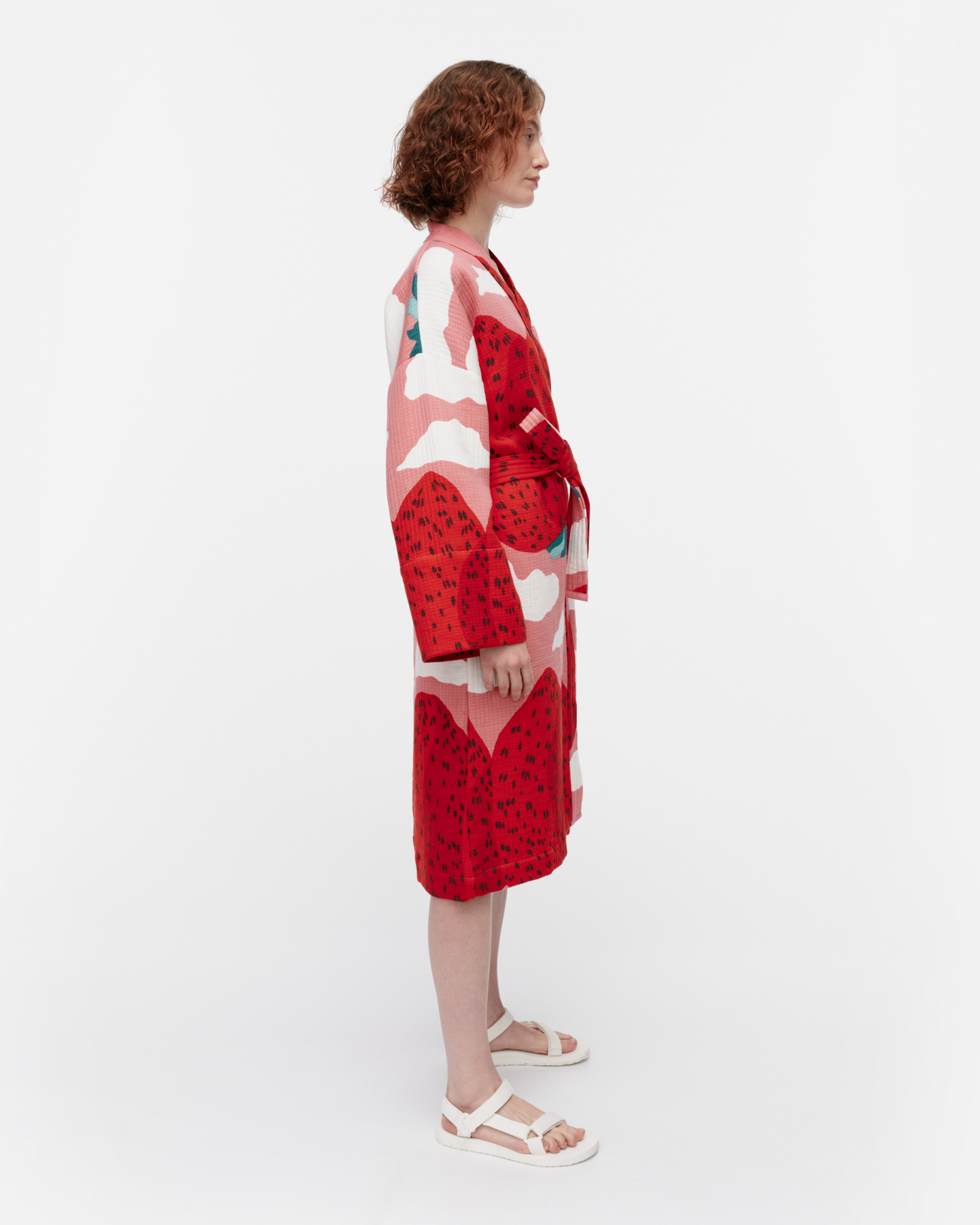 Marimekko Mansikkavuoret aamutakki
