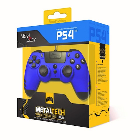 Steelplay PS4-peliohjain sininen