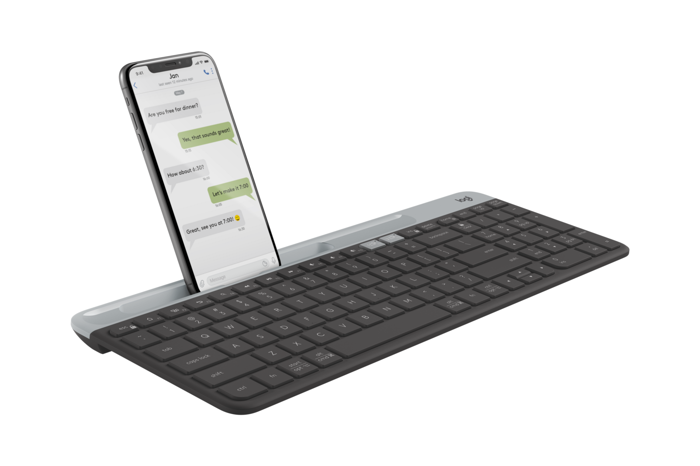 Logitech K580 Slim -langaton näppäimistö