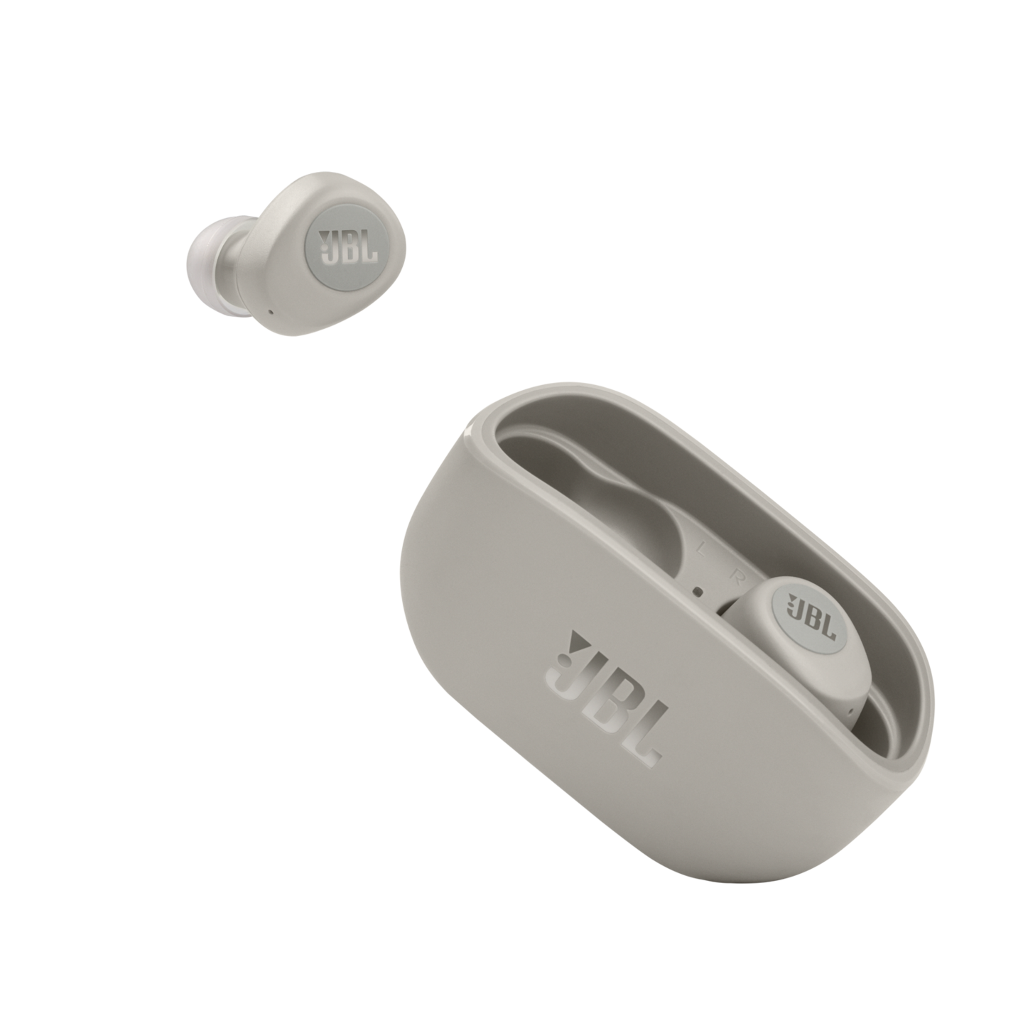 JBL Wave 100TWS langattomat nappikuulokkeet, luonnonvalkoinen