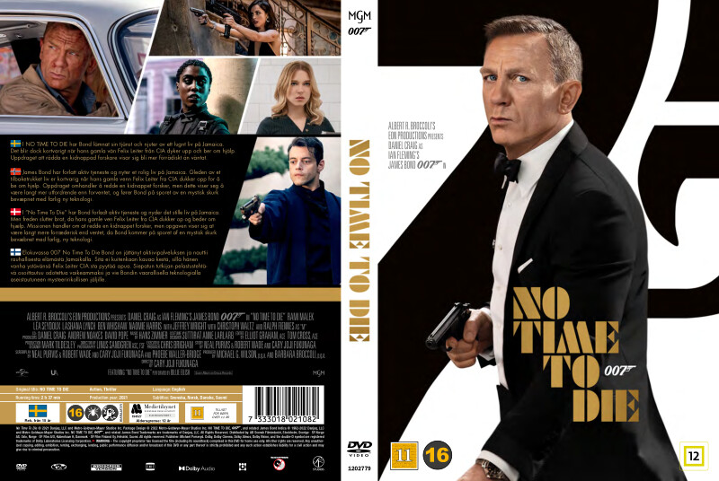 James Bond 007: No Time to Die DVD