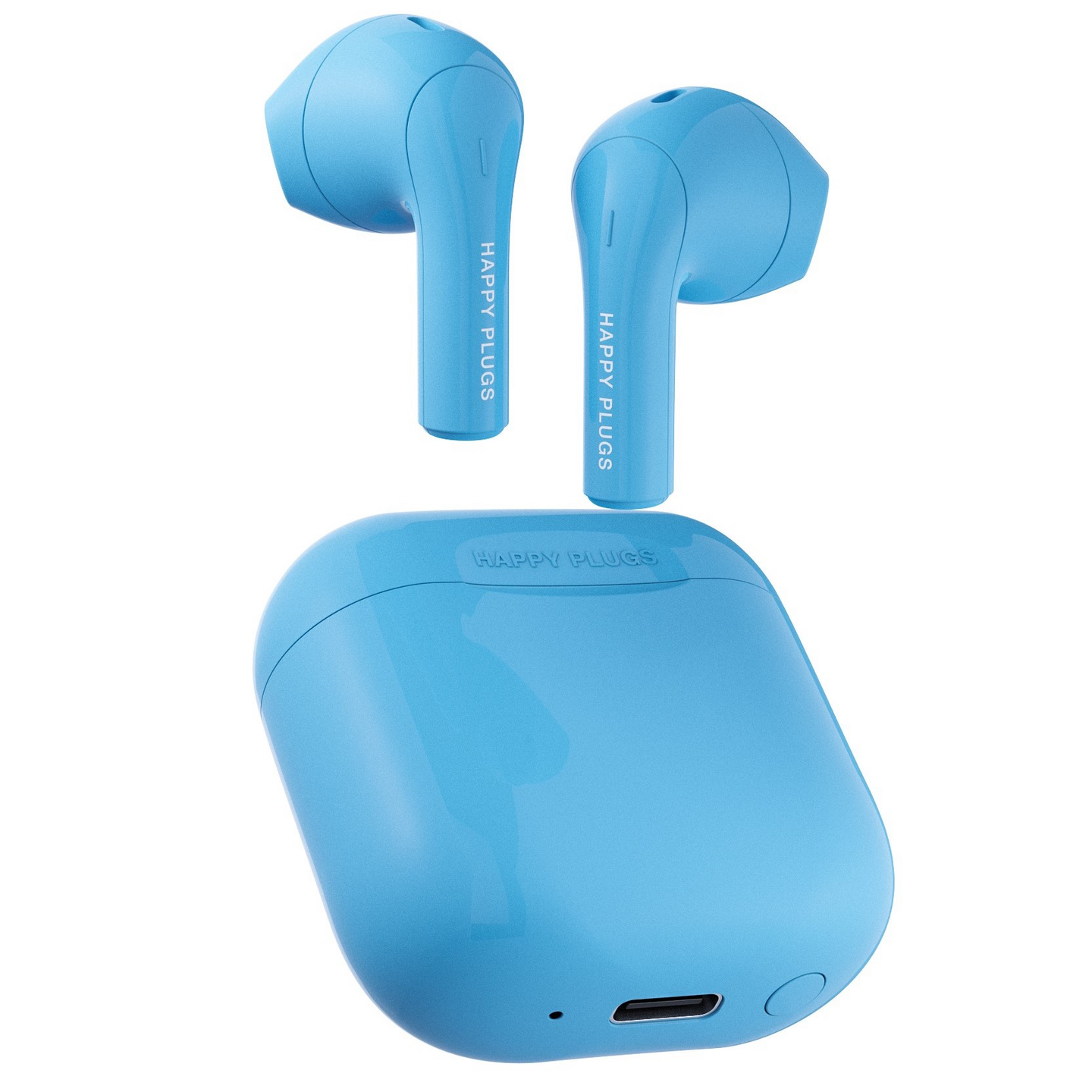 Happy Plugs Joy -langattomat nappikuulokkeet, sininen