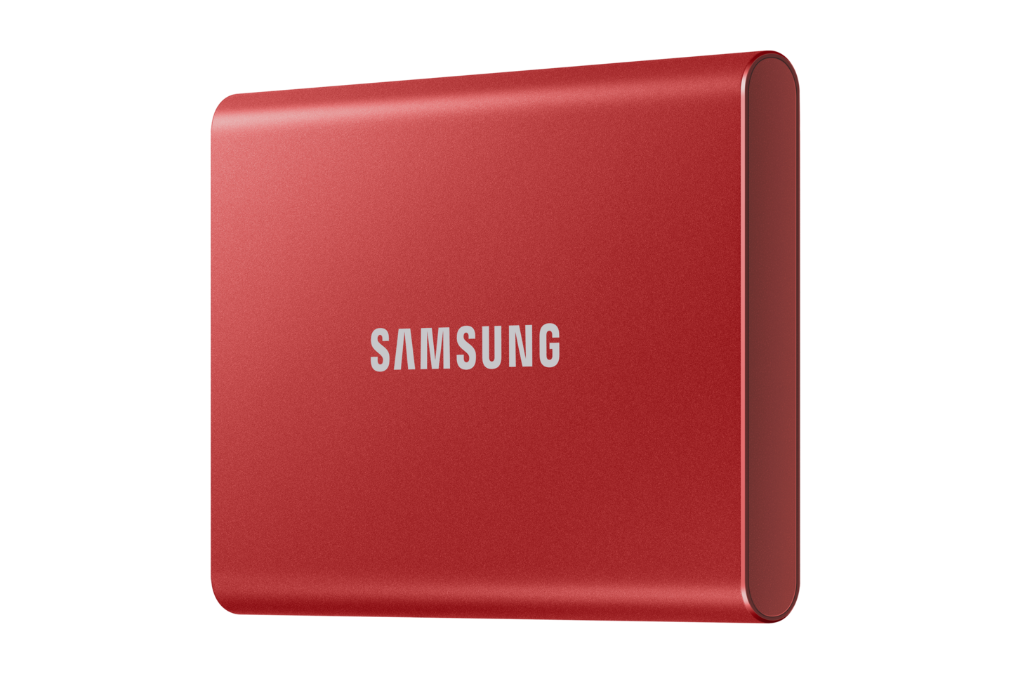Samsung T7 1 Tt -SSD-levy, punainen