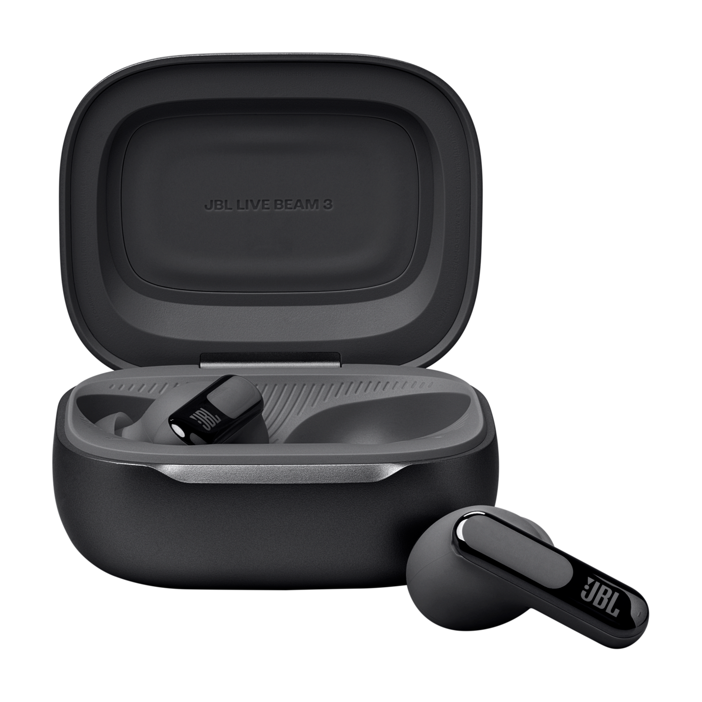 JBL Live Beam 3 -langattomat vastamelunappikuulokkeet, musta