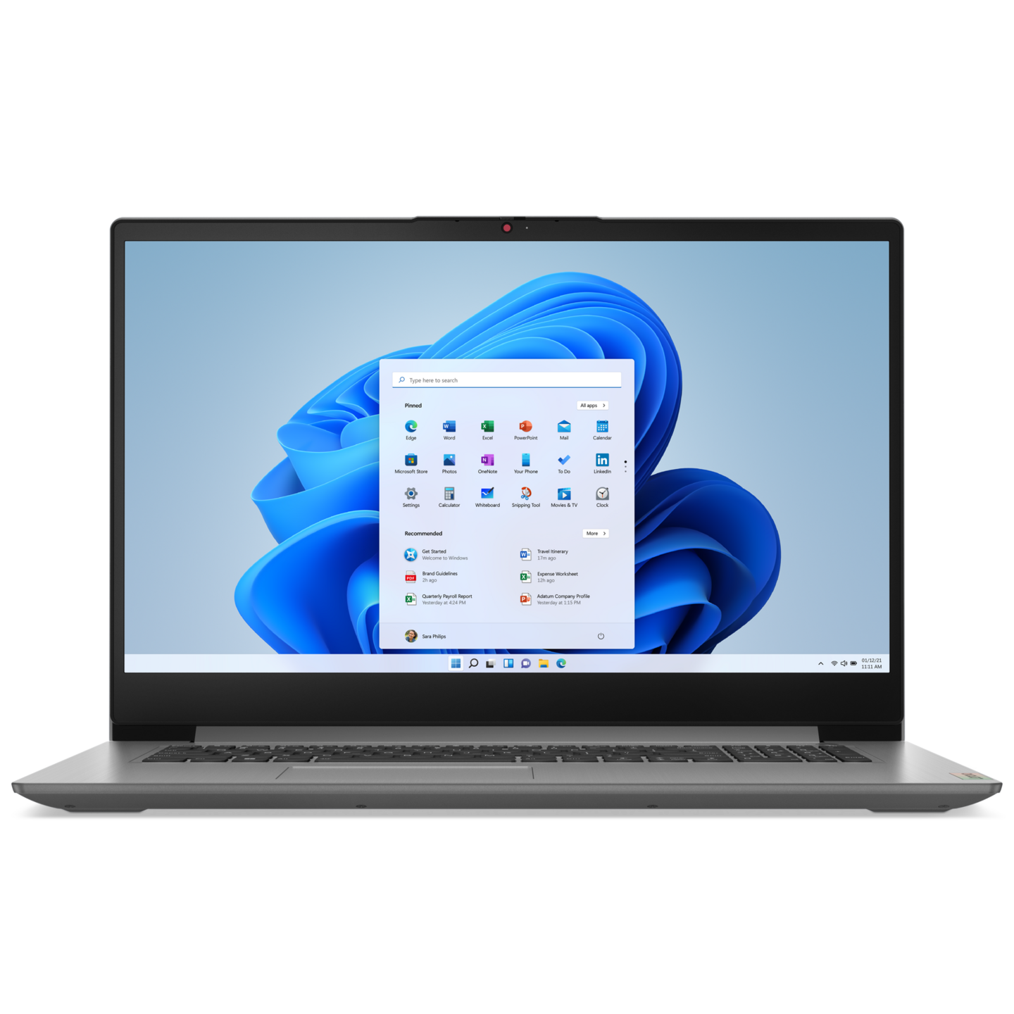 Lenovo IdeaPad 3 17IAU7 17,3" -kannettava tietokone