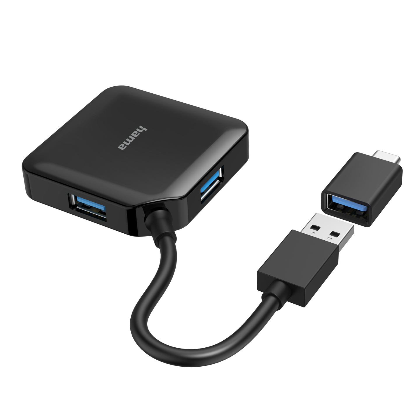 Hama USB-A/USB-C 4-porttinen USB-A -hubi