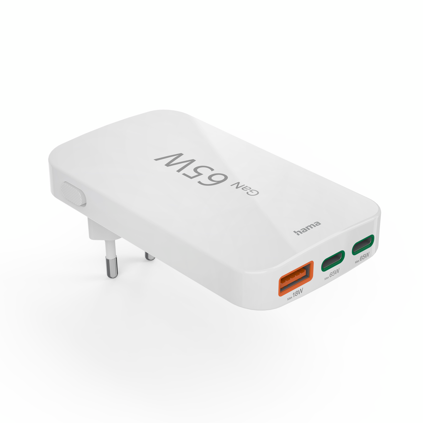 Hama Flat 65 W 2 x USB-C + 1 x USB-A -laturi